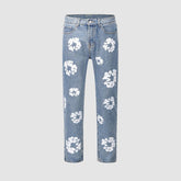 Jeans mit Kapok-Muster